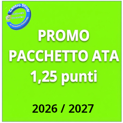 Promozione ATA 2026/2026 Dattilografia + CIAD + FDP 8 Moduli