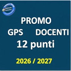 Promozione GPS Docenti 2026/2027 12 punti clil + inglese + accredia digcompedu e digcomp2.2